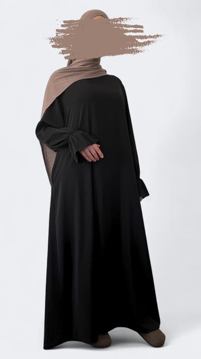 Spanish sleeve Abaya | Schwarz