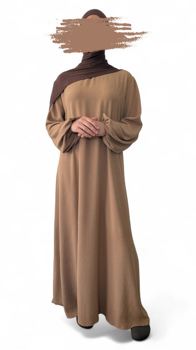 Basic Abaya | Amber Beige
