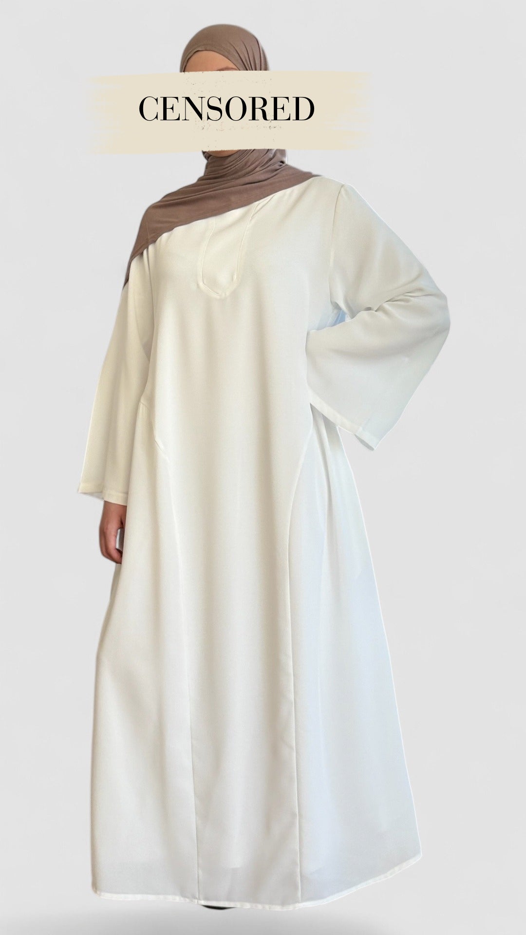 Arabesque Dress Pearl White