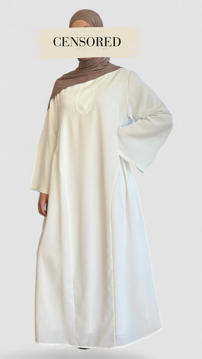 Arabesque Dress Pearl White