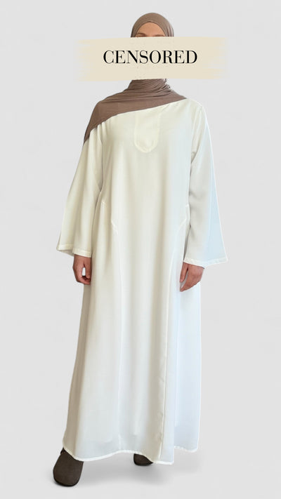 Arabesque Dress Pearl White
