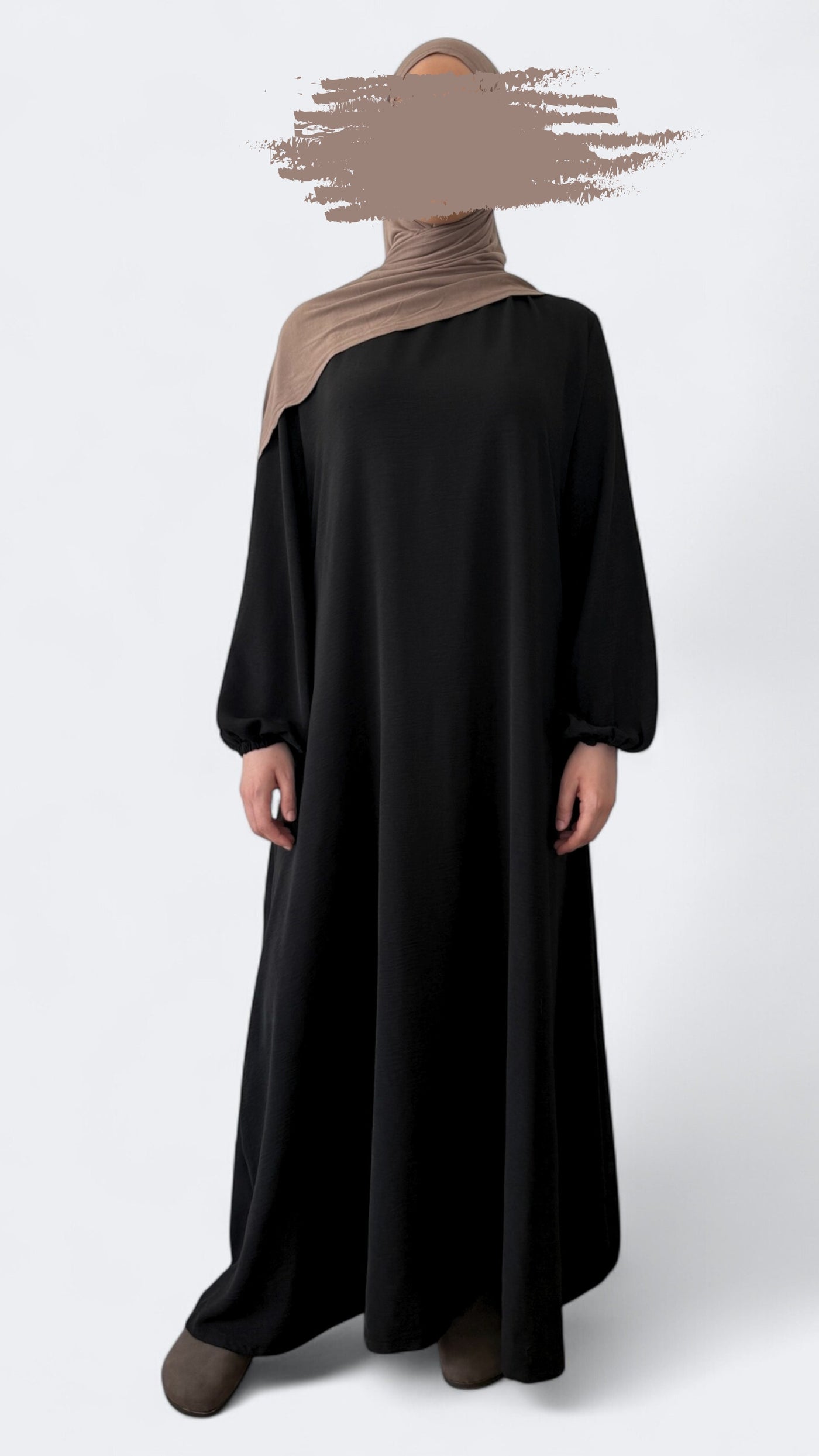 Basic Abaya | Schwarz