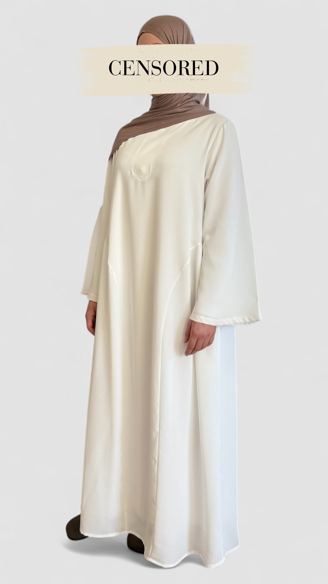 Arabesque Dress Pearl White