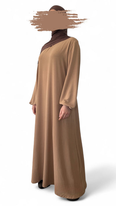 Basic Abaya | Amber Beige