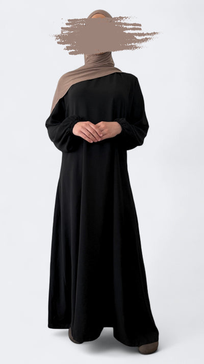 Basic Abaya | Schwarz