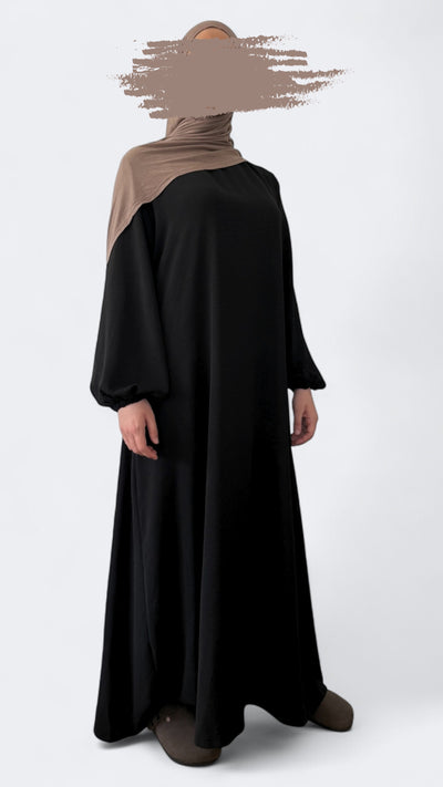 Basic Abaya | Schwarz